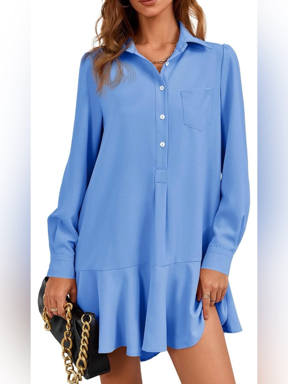🩵🩵 Cute Button Down Shirt Dress 🩵🩵